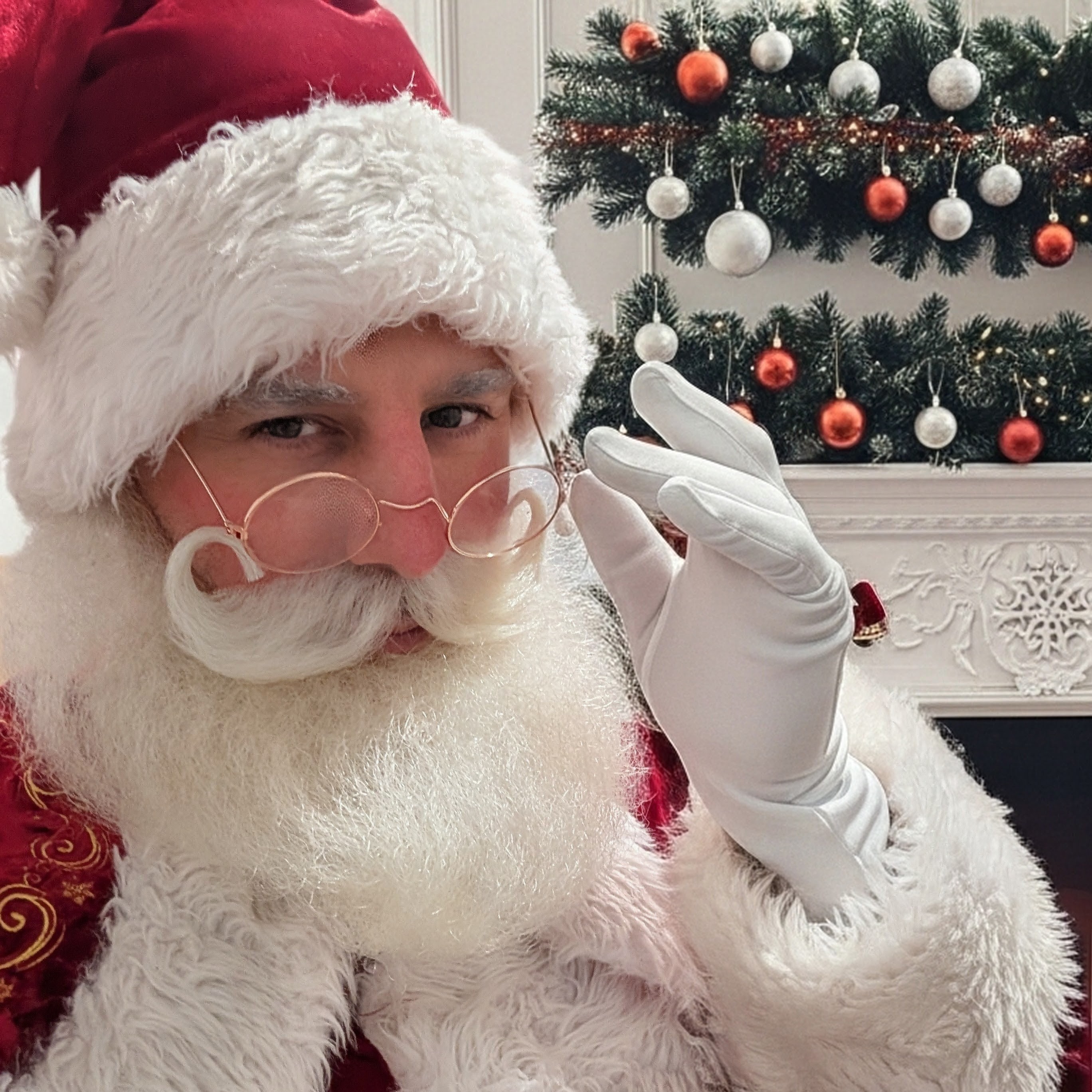 Authentic Santa appearance